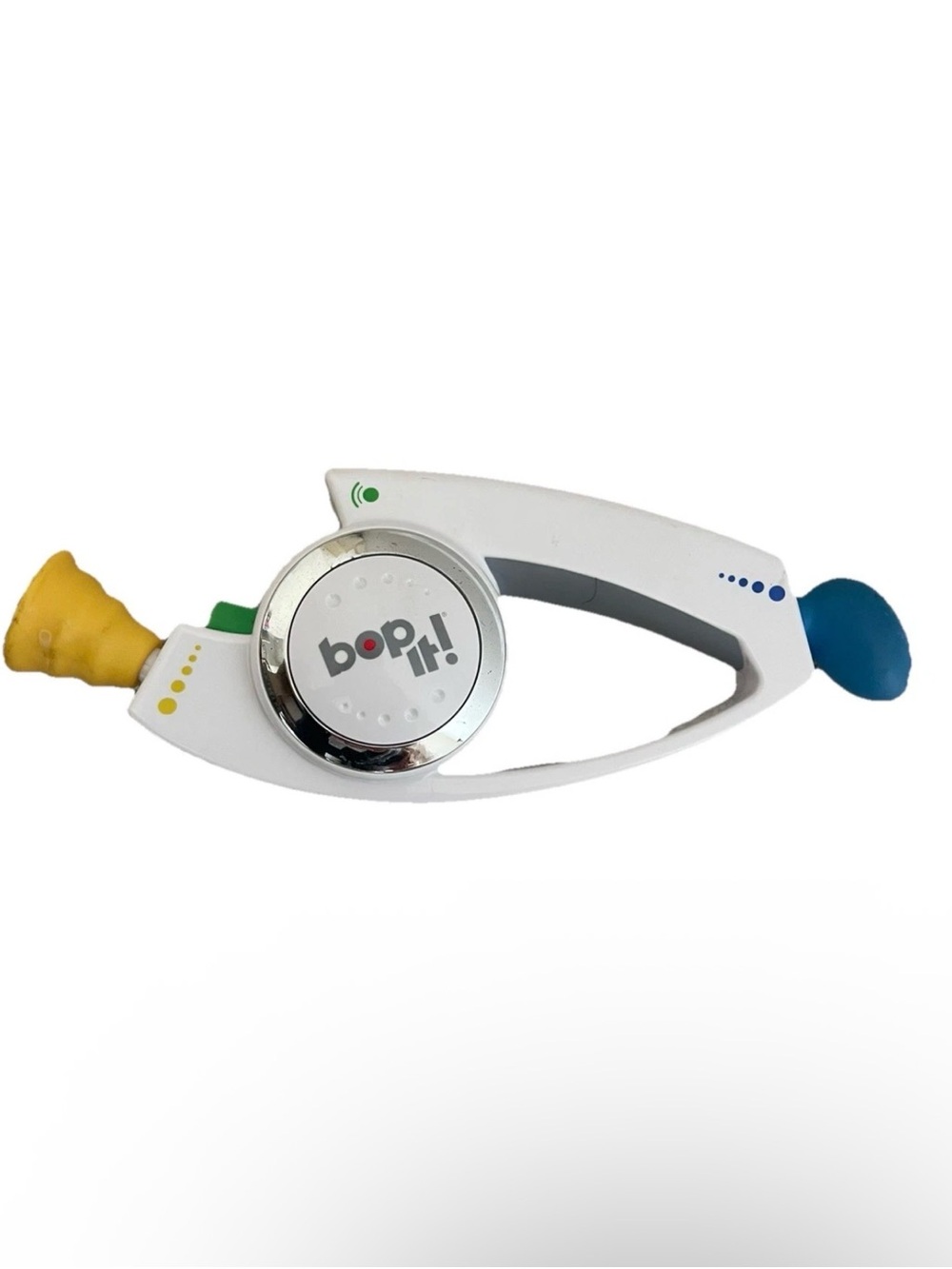 Bop It Hand Held Electronic Talking Game Hasbro 2008 Tested & Works